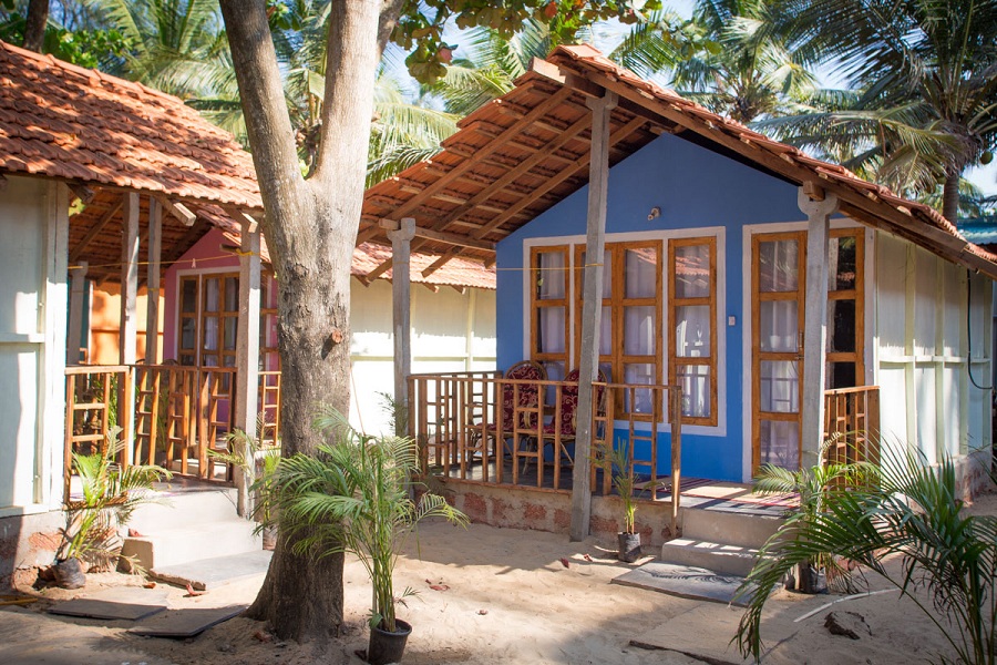 Om Sai Nirvana Top Resort in Patnem Beach, Goa India