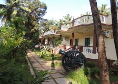 Agonda Palace - The back side of Agonda Palace Goa cottages in Agonda Beach, Goa