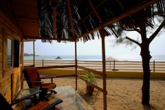 Rama Resort Agonda Beach, Goa - Wooden Huts Balcony View 