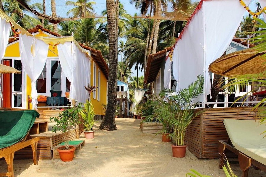 Art Resort a boutique resort, Palolem beach goa, located on the end