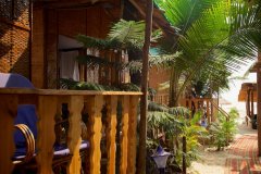 Tantra Cafe and Huts Patnem beach Standard Beach Huts Balcony View - 