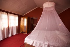 Tantra Cafe and Huts Patnem beach Beachfront Hut Bedroom 