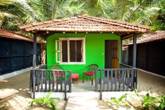 OM Shanti Resort, Patnem beach - Standard Beach Hut - 