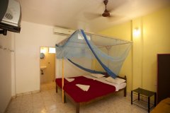 Palolem Beach Resort - AC Garden View Room Bedroom  of palolem beach resort on palolem beach,Goa - 