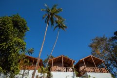 Blue Planet Cafe and Eco Resort - View of Luxury Cottages of Blue Planet Cafe and Eco Resort on Agonda Beach,Goa 