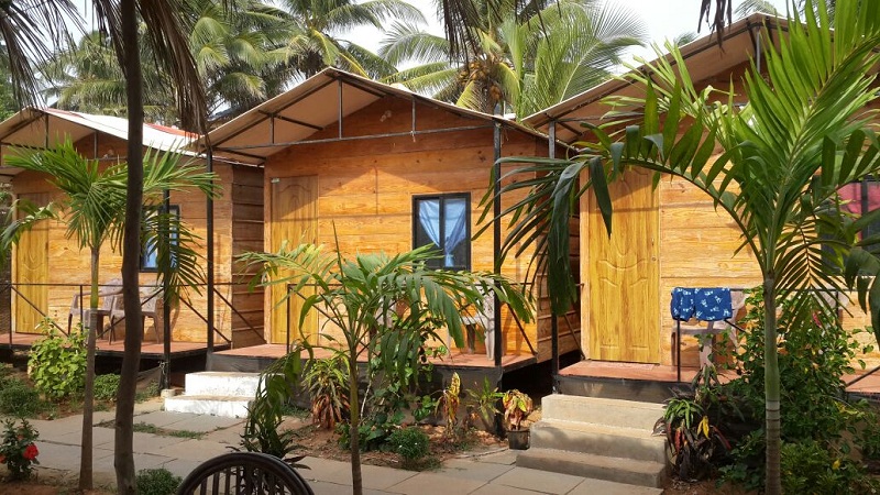 The Spring Beach Cottages Top Resort In Calangute Beach Goa India