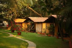 Chalston Beach Resort Garden Cottages Calangute Beach Goa. 