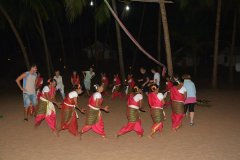Soneca Beach Resort Cultural Dance Cola Beach Goa. 