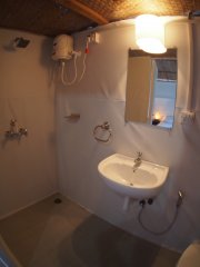 Crystal Goa Bungalows Bathroom Palolem Beach Goa. - 