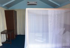 Neptune Point Beach Resort AC Sea Facing Premium Cottage Bedroom Palolem Beach Goa. 