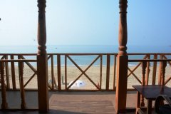 Neptune Point Beach Resort View From The Gallery of AC Sea Facing Premium Cottage Palolem Beach Goa. - 